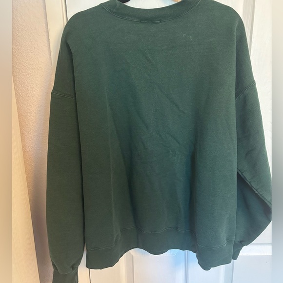The Bar Varsity Sweatshirt in Hunter Green, XL - Picture 8 of 9